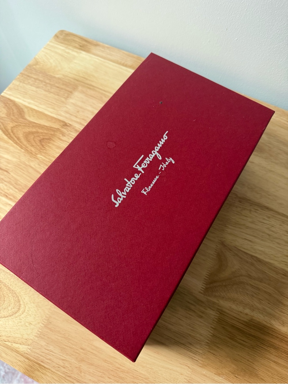 Salvatore Ferragamo Red Shoe Box